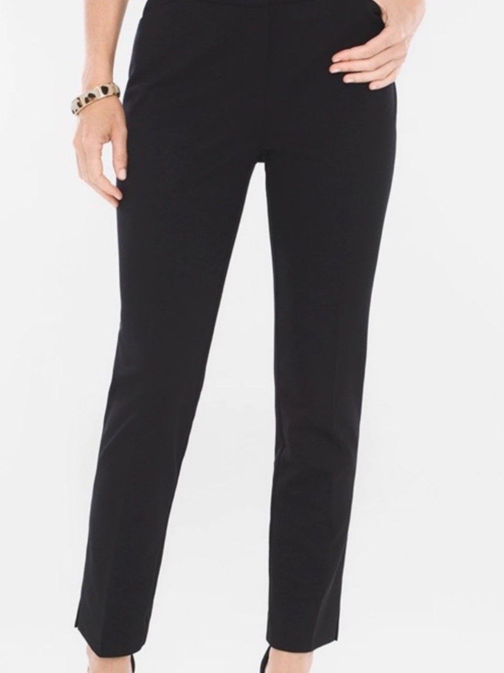 Chico's Black Straight-Leg Women's Pants
